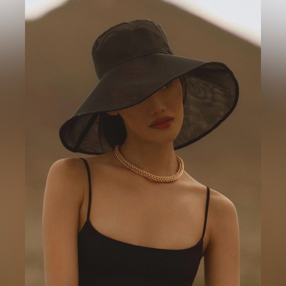 Anthropologie Tulle Bucket Hat - sold out online - NWT - Picture 3 of 5